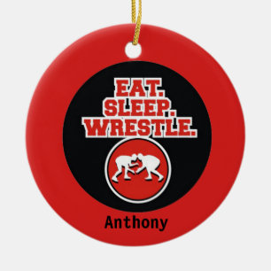 Ohr, Schlaf & Wrestle Weihnachtsschmuck