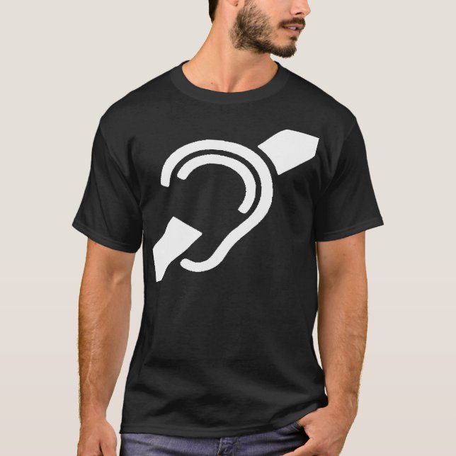 Ohr taub T-Shirt (Vorderseite)