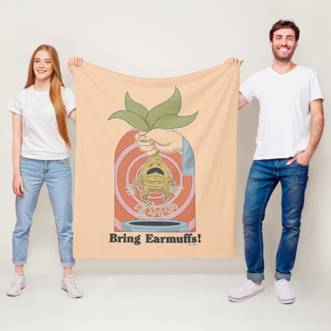 "Ohrenstöpsel mitbringen!" Screaming Mandrake Graf Fleecedecke (Beispiel)