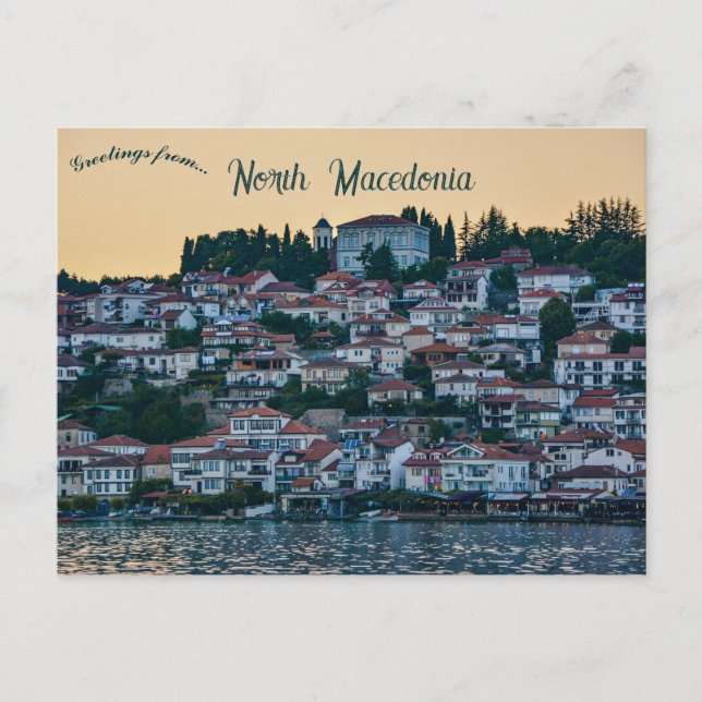 Ohrid Nordmazedonien Postkarte (Vorderseite)
