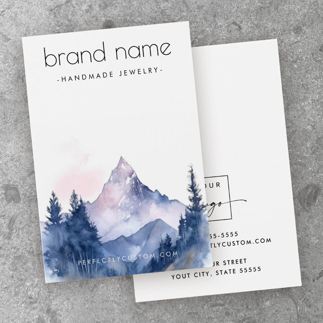 Ohrring-Karte für Gebirge und Bäume (Von Creator hochgeladen)