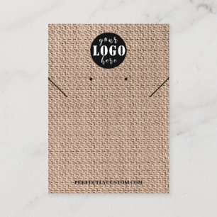 Ohrringe Visitenkarte