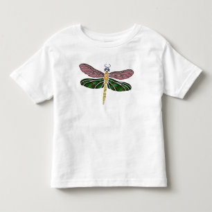 Ohrschnecken-Muschel u. beflecktes Glas-Libelle Kleinkind T-shirt
