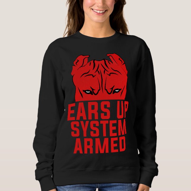 Ohrwurzel-Hund Lover Sweatshirt (Vorderseite)