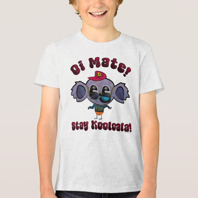Oi Kumpel! Bleib Kooloala! Tri-Blend Shirt (Vorderseite)