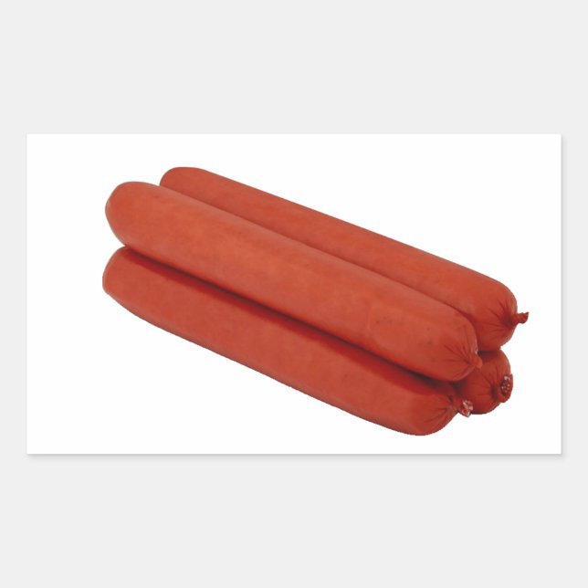 Oi Oi Saveloy Rechteckiger Aufkleber (Vorderseite)