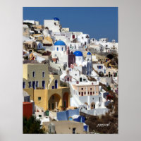 Oia, Griechenland-Poster