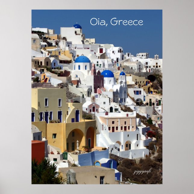 Oia, Griechenland-Poster Poster (Vorne)
