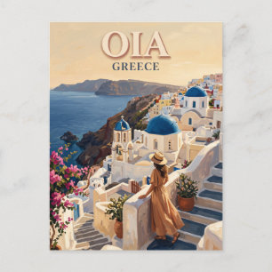 Oia Griechenland Postkarte