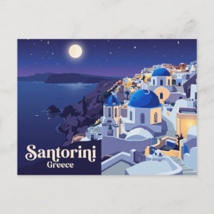 Oia, Santorin Griechenland Postkarte