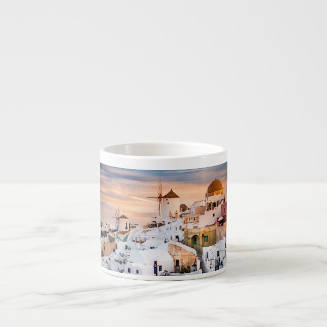 Oia Santorini Espressotasse (Vorderseite)