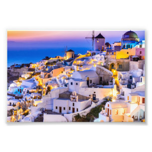 Oia Santorini Fotodruck