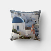 Oia, Santorini Griechenland, Fotografie, Kissen