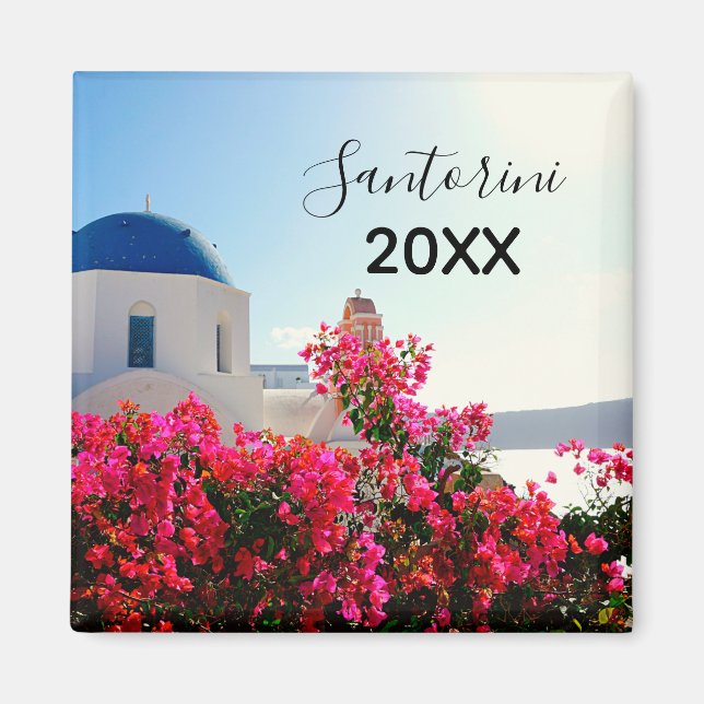 Oia Santorini, Griechenland, Fotografie Magnet (Vorne)