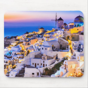 Oia Santorini Griechenland Mousepad