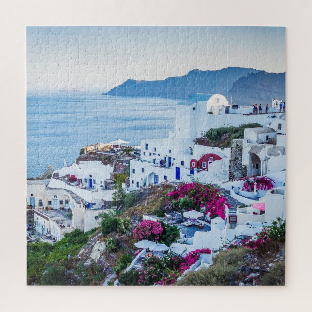 Oia, Santorini, Griechenland Puzzle (Vertikal)