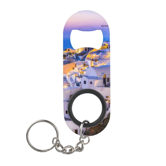 Oia Santorini Mini Flaschenöffner (Vorderseite)