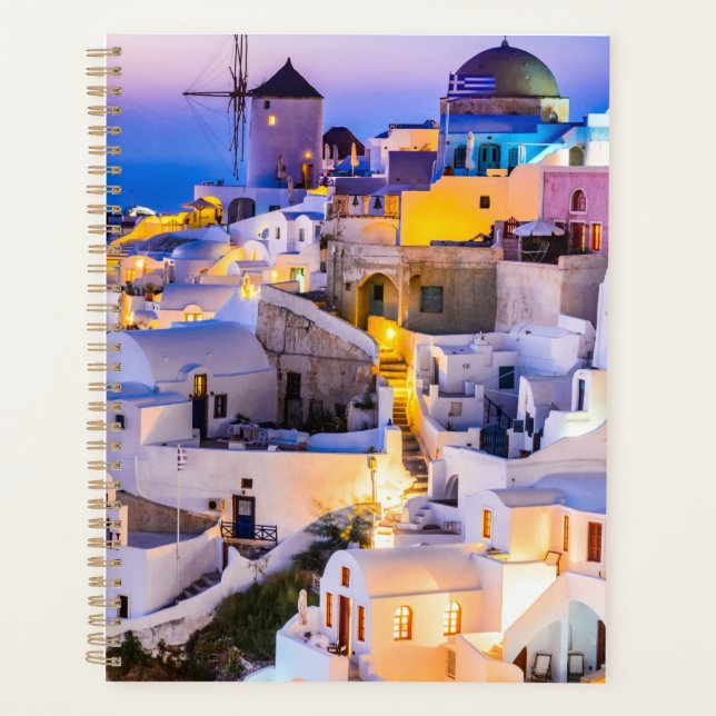Oia Santorini Planer (Vorderseite)