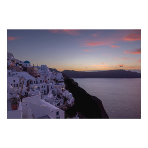 Oia Santorini Sunrise Fotodruck