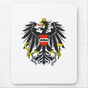 Oida Austria Dialect Eagle Mousepad
