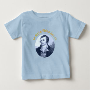 Oidhche Bhlas Burns Gälisch Blau  Baby T-shirt