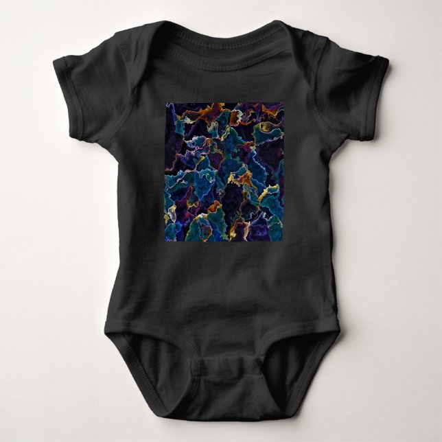 Oil Slick Baby Bodysuit Baby Strampler (Vorderseite)