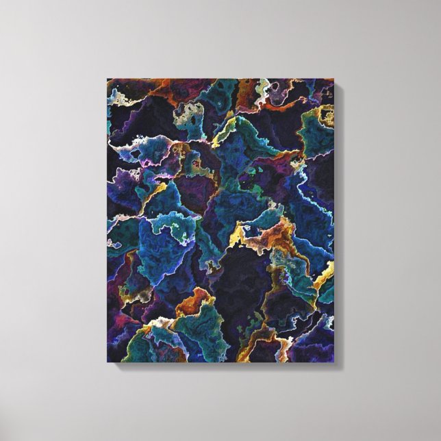 Oil Slick Canvas Print Leinwanddruck (Vorderseite)