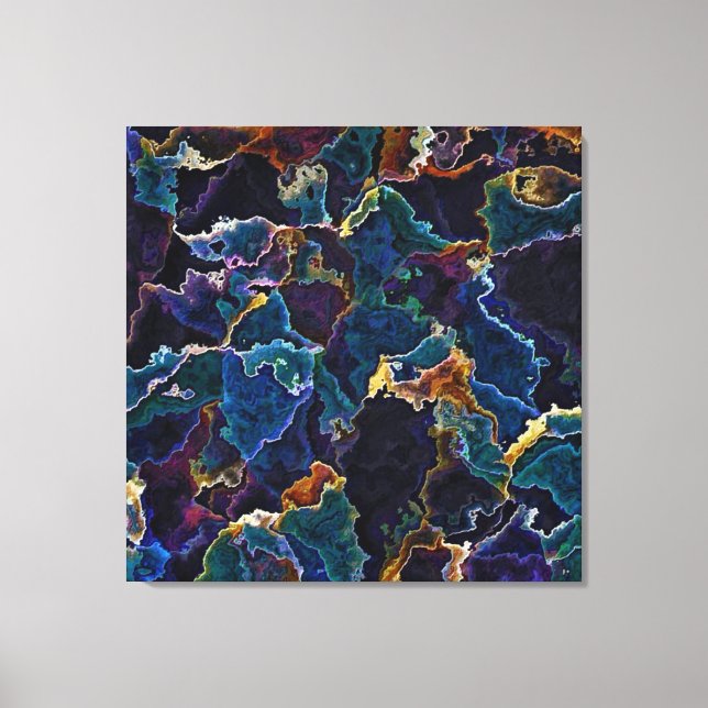 Oil Slick Canvas Print Leinwanddruck (Vorderseite)