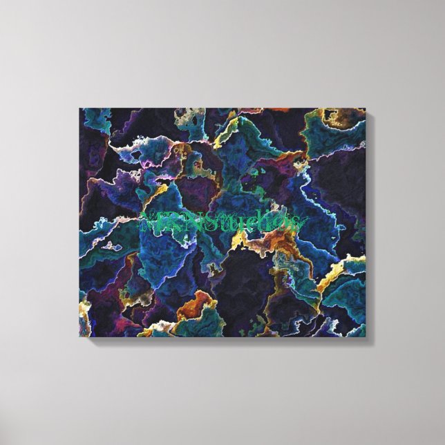 Oil Slick Canvas Print Leinwanddruck (Vorderseite)