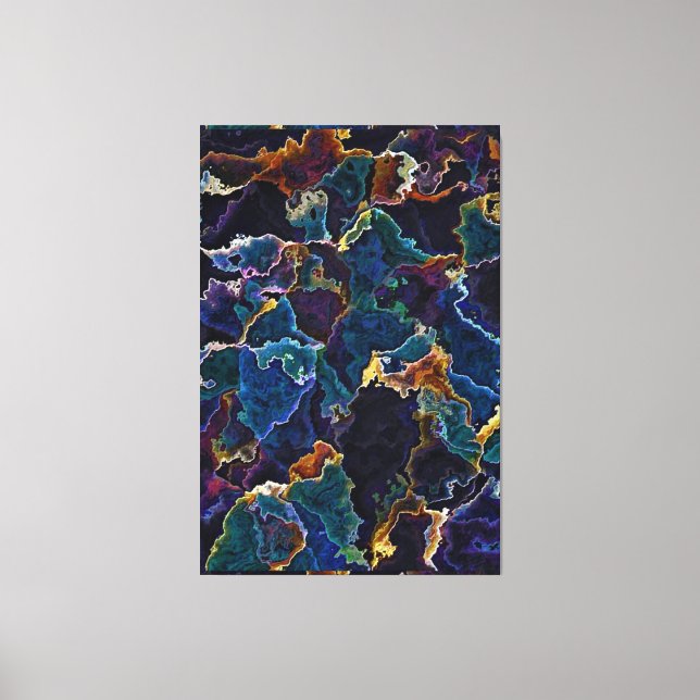 Oil Slick Canvas Print Leinwanddruck (Vorderseite)