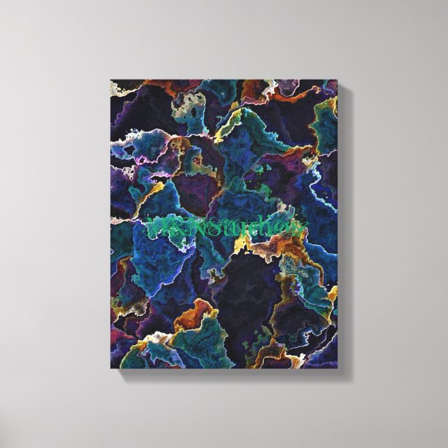 Oil Slick Canvas Print Leinwanddruck (Vorderseite)