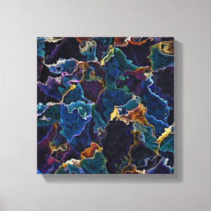 Oil Slick Canvas Print Leinwanddruck