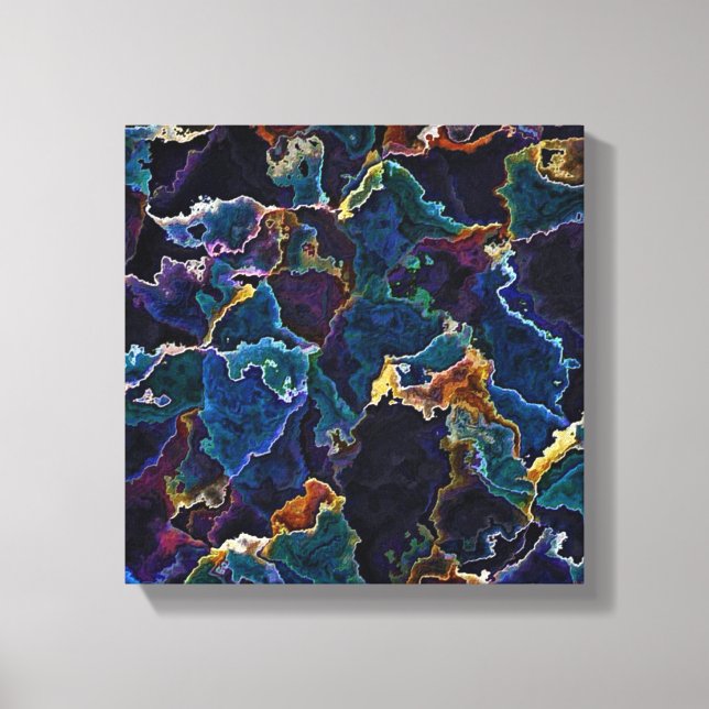 Oil Slick Canvas Print Leinwanddruck (Vorderseite)