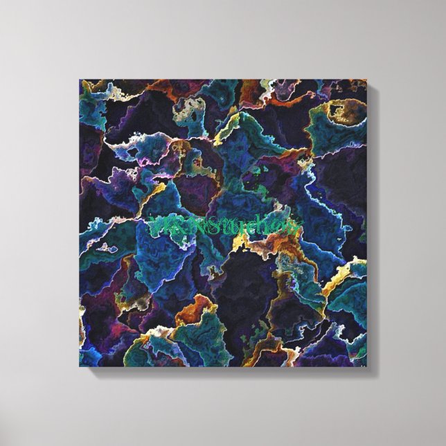 Oil Slick Canvas Print Leinwanddruck (Vorderseite)