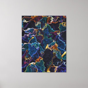 Oil Slick Canvas Print Leinwanddruck