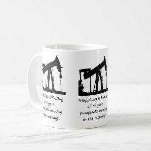 Oilfield Gauger Pumpjack Tasse
