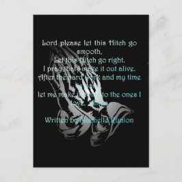Oilfield Prayer Runion Postkarte