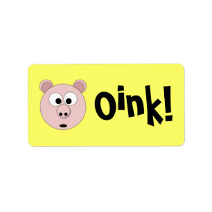 Oink! Adressaufkleber