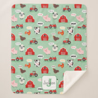 Oink Baa Moo Farm Tier Niedliche Kinder