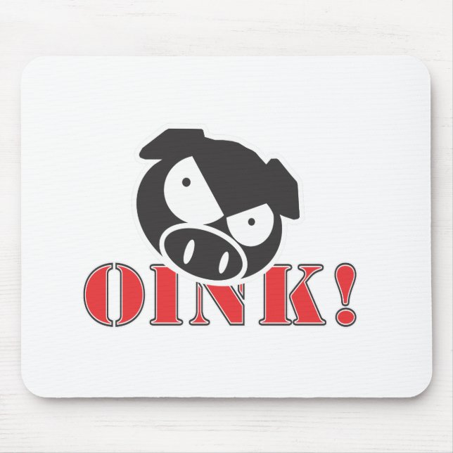 OINK_GraphicReversed Mousepad (Vorne)