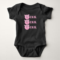 OINK! Niedlich Little Pink Cartoon Pig Girls Piggy