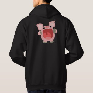 "OINK!!!" Niedlicher Cartoon Pig Hoodie