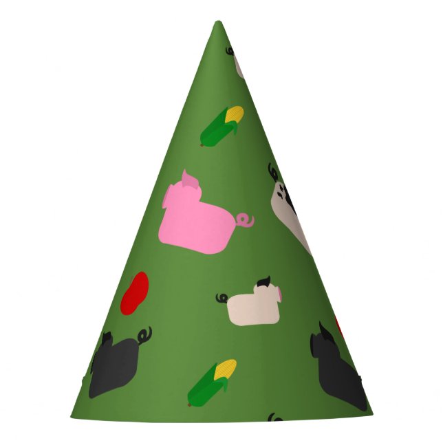 Oink Oink Hier Partyhütchen (Vorderseite)