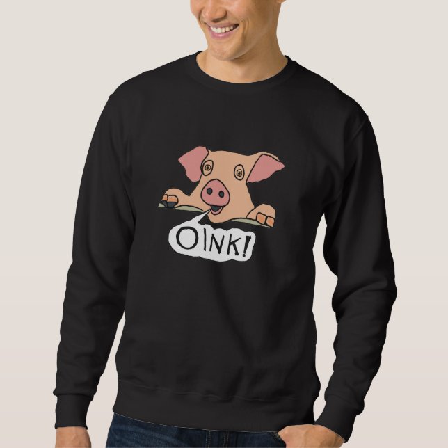 Oink Pig Sweatshirt (Vorderseite)