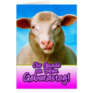 Ois Guade zu Deim Geburdstog!