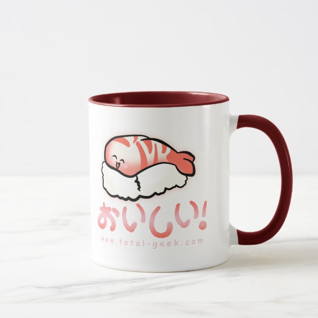 Oishii Sushi-Kaffeetasse Tasse (Rechts)