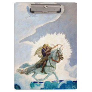 Oisin fährt zum Land der Jugend von N. C. Wyeth Klemmbrett
