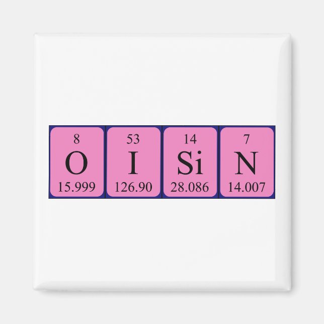 Oisin Periodenmagnet Magnet (Vorne)