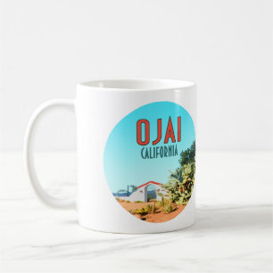 Ojai California Sukkulente Kaktus Vintag Kaffeetasse