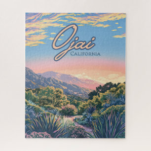Ojai California Topa Topa Berge Landschaft Puzzle